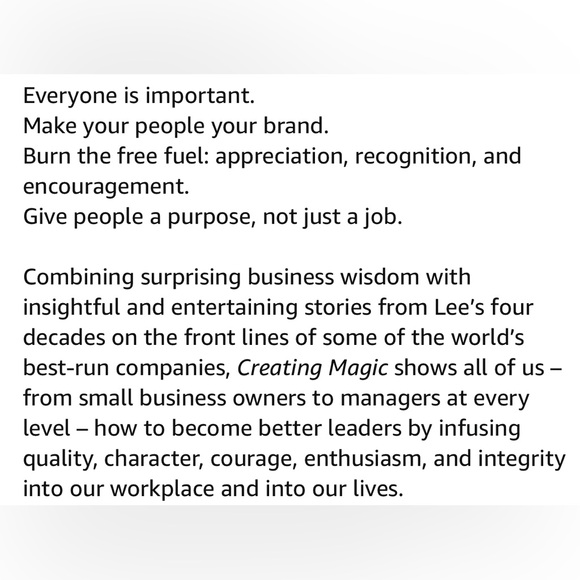 2 Disney Creating Magic & Time Management Magic Hardback Books by Lee Cockerell - Picture 5 of 16